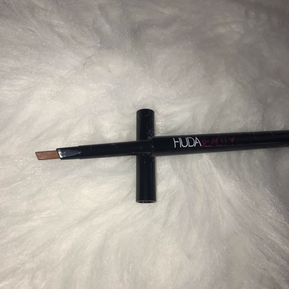 Eyebrow pencil with brush